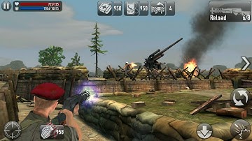 Frontline Commando: D-Day Gameplay | Map : - Juno | Mission : - 2 ( Juno : D-Day 1255Z )