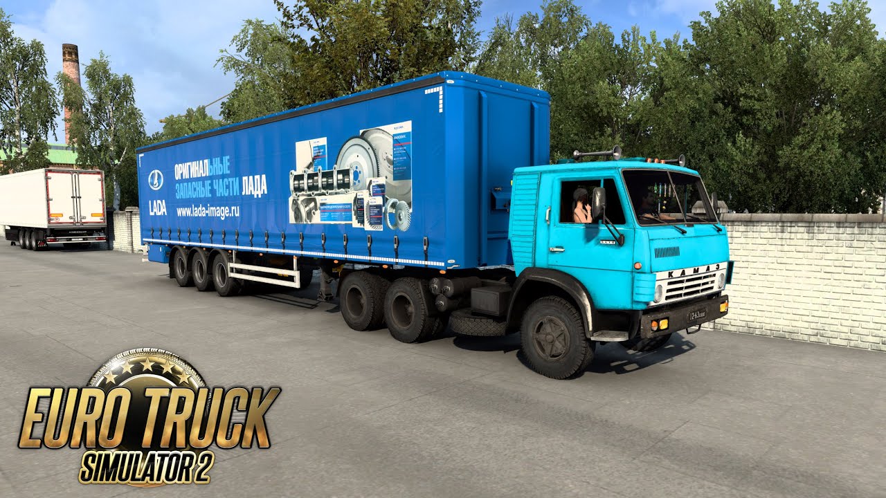 Череповец - Иваново | КамАЗ 5410 | прицеп тентовый СТО Лада - YouTube