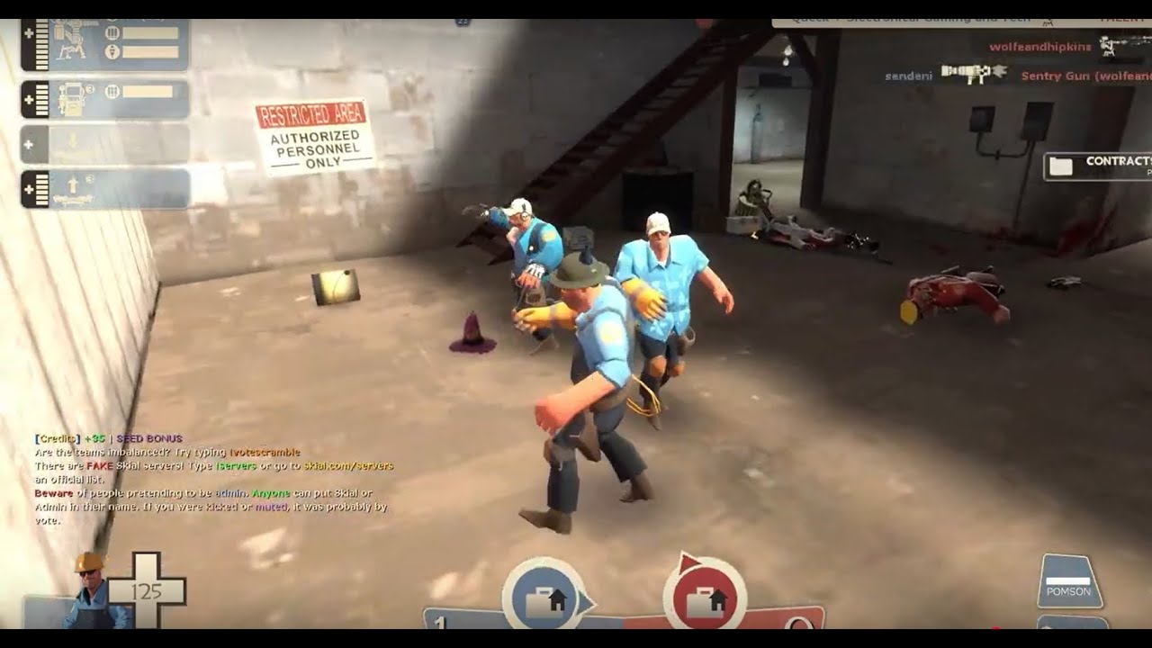 TF2 Very Large Engineer Nest in 2Fort: Over 60 Kills With a Sentry ...