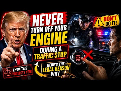 NEVER Turn Off Your Engine During a Traffic Stop — Here's the Legal Reason Why