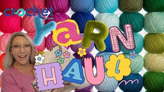 HUGE SUPRISE YARN HAUL, and GIVEAWAY! #yarnhaul #crochet #knit #tutorial #giveaway @WeCrochet