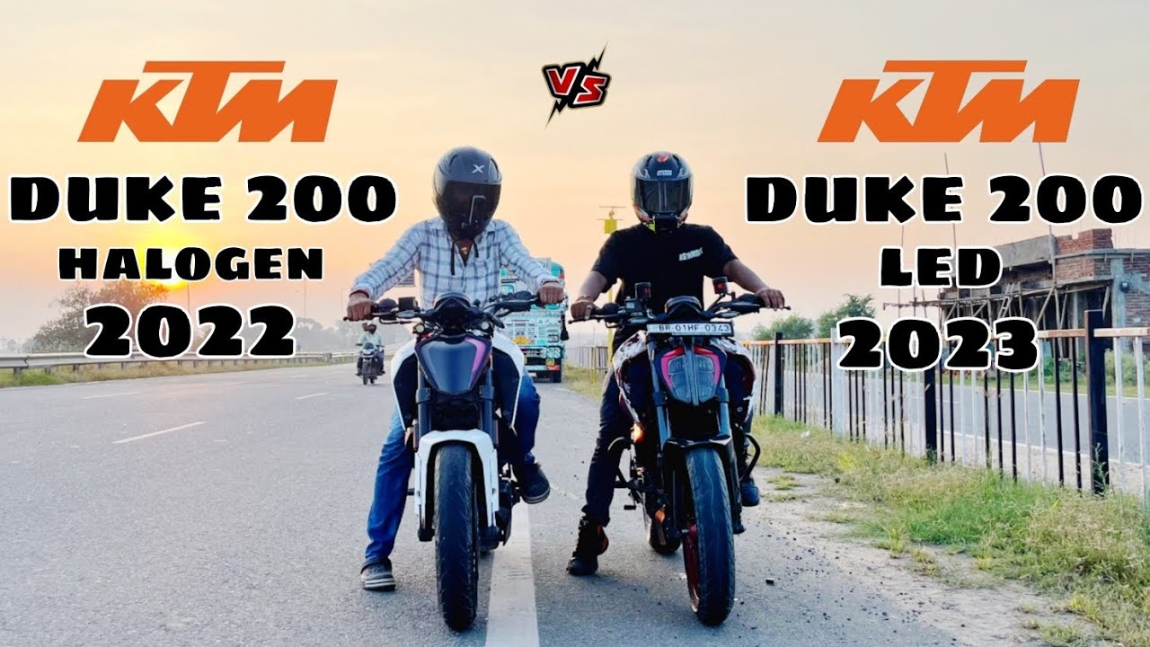 KTM Vs KTM Duke 200 Bs6 Led Vs Duke 200 Bs6 Halogen Drag Race ktm-vs-ktm-duke-200-bs6-led-vs-duke-200-bs6-halogen-drag-race