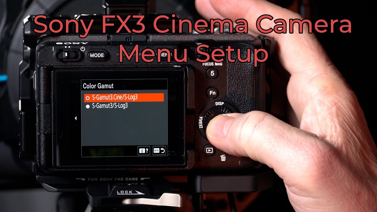 🎥 Sony's FX3 ILME-FX3A Mirrorless Full Frame Cinema Camera PT 2 - Setting up the Menu for Cinema — Video review, click xem trên YouTube