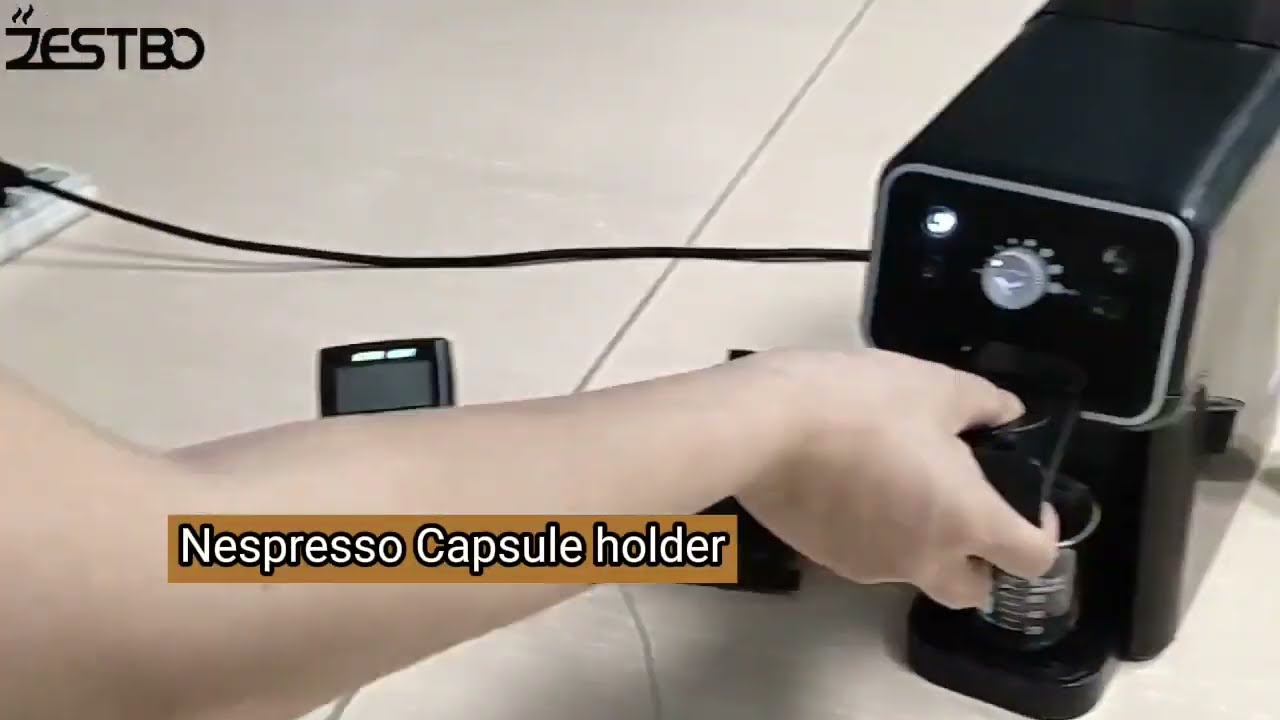 Multifunctional Capsule coffee machine / easy to use, customized functions/ manufactureed by zestbo