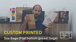 Custom Printed Paper Bags Types - Bft Packaging #PaperBag
