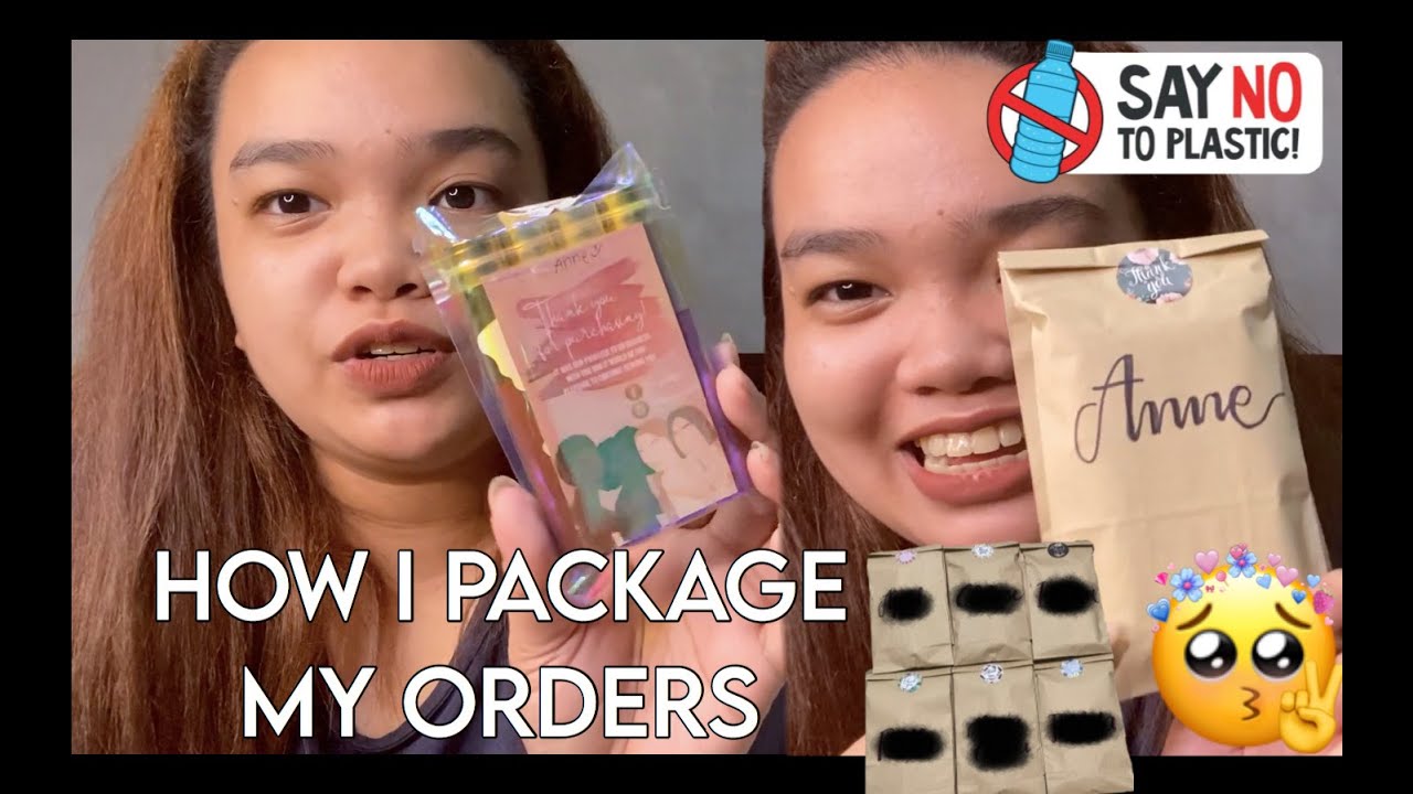 HOW I PACKAGE MY ORDERS | SMALL BUSINESS PH | Anne Hocson