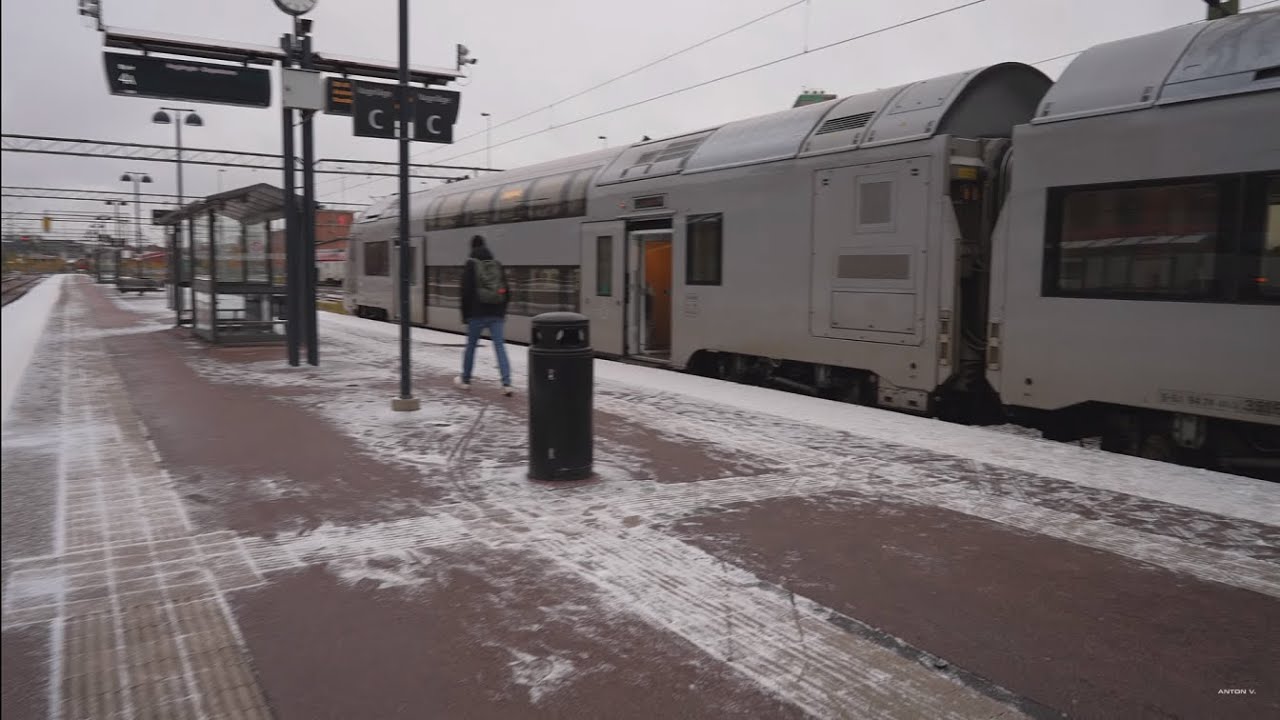 Sweden, train ride from Stockholm to Västerås