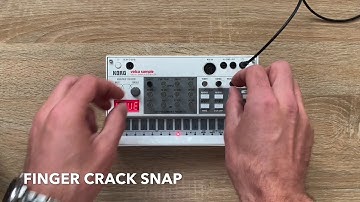 VOLCA SAMPLE - Recording, editing and making a beat from scratch