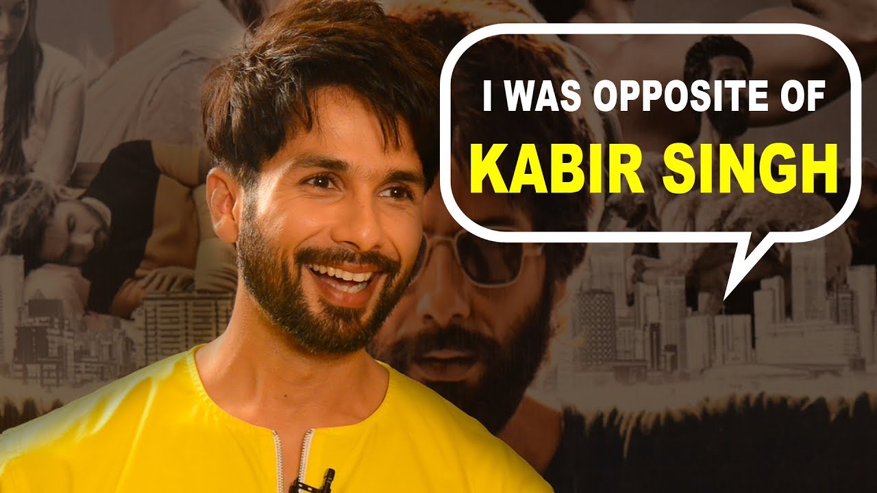 Shahid Kapoor Reveals He Was Nothing Like Kabir Singh During His