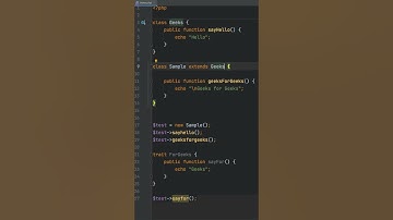 Multiple Inheritance in PHP How to Use Trait