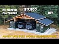 Building a Budget DIY Container Shop/Adventure Built World Headquarters with Cost Breakdown