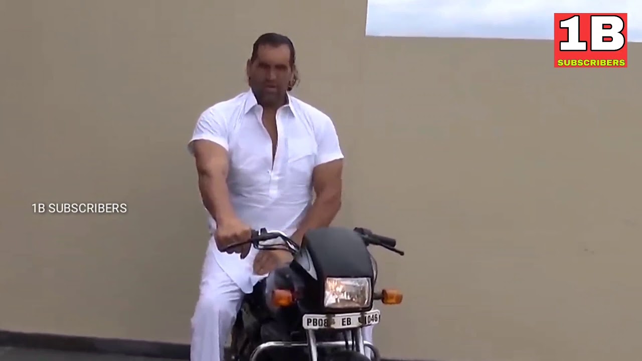 Bike Rode Khali Rode The Great Khali Raiding Bike At Home || BIKE RAIDE || KHALI || 1 ...