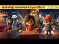 शेर ने लोमड़ी को आसमान में उड़ाया रॉकेट  PART 20 #cartoon #shera #hindistories #kahani