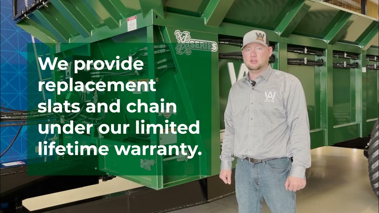 HOW TO TENSION MANURE SPREADER CHAIN YouTube