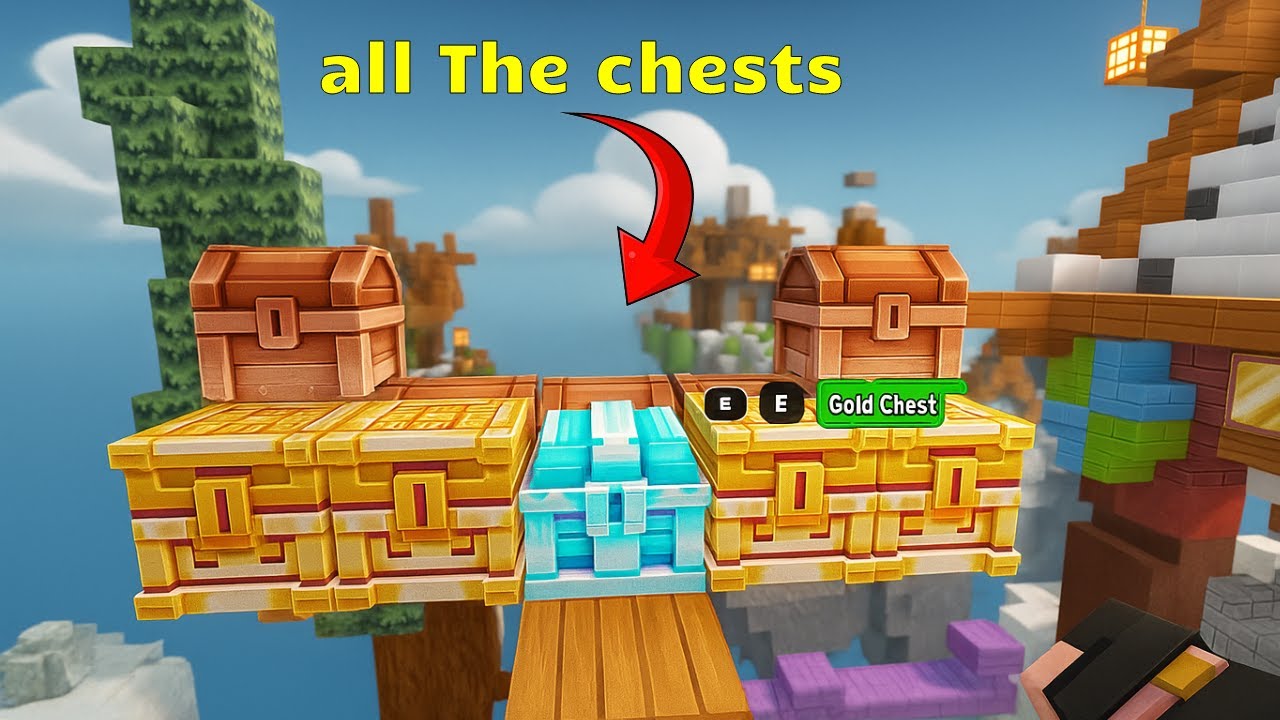 I Got All the chests In MineFun io Sky Wars 🔥😱#46