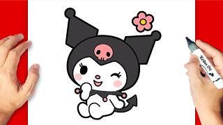 How To Draw A Cute KUROMI Easy Step by Step How To Draw A Cute KUROMI Easy Step by Step