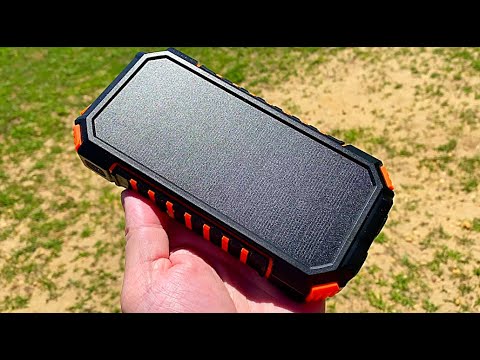 Best Solar Power Bank with Wireless Charging! The Hiluckey 26800 MaH Solar Power Bank!