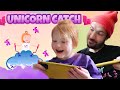 UNiCORN CATCH 🦄 Adley App Reviews her First Game! save unicorns, new coloring book, play drop test!