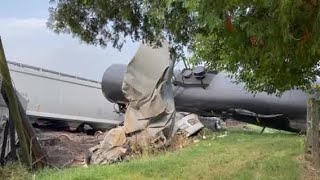IFD video of trail derailment in Shelby County