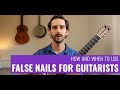 False Nails for guitarists - How to apply and are they right for you?