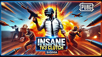 INSANE 1v3 Clutch! They Never Saw It Coming! 🔥 | PUBG Mobile