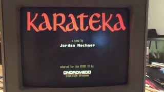 Karateka on an Amiga 1000! Profile