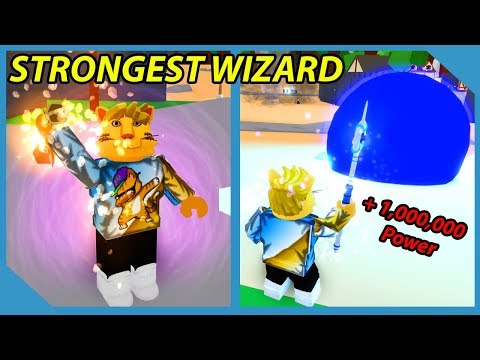 The Most Powerful Wizard Roblox Wizard Training Simulator Youtube - the most powerful wizard roblox wizard training simulator youtube