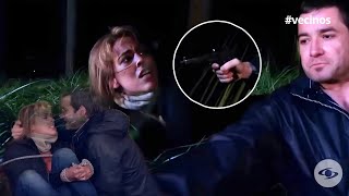 VECINOS CAPÍTULO 163| Rodolfo le dispara a Jésica cuando intenta escapar de sus garras