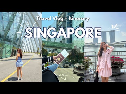 SINGAPORE VLOG 🇸🇬 | Lots of exploring, marina bay sands, merlion, and fireworks! ✨