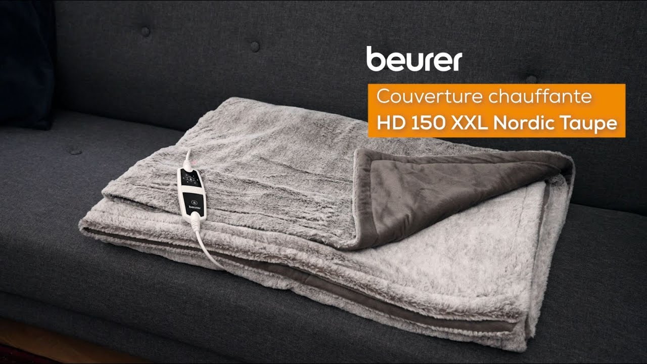 HD 150 XXL Nordic Taupe couverture chauffante de Beurer 