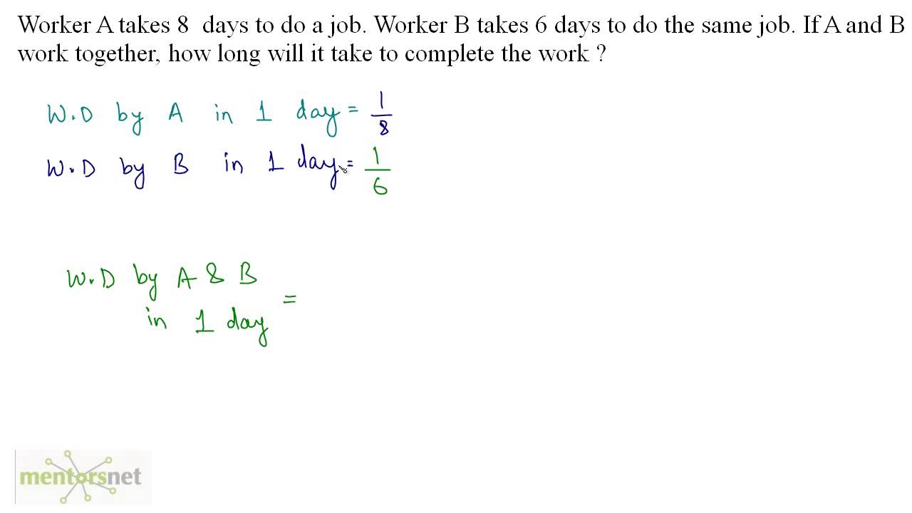 QT 126 Time And Work Concepts YouTube Qt 126 time and work concepts youtube