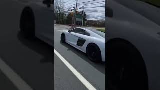 Angry RAM TRX Chases Audi R8 #shorts