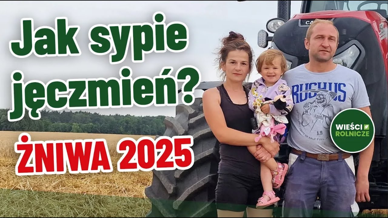 Żniwa 2025. Mocne maszyny w akcji. Rolnik pokazuje nam swoje gospodarstwo