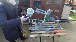 Spray painting Cimatti Mini Chic 1972 ( Part Five)