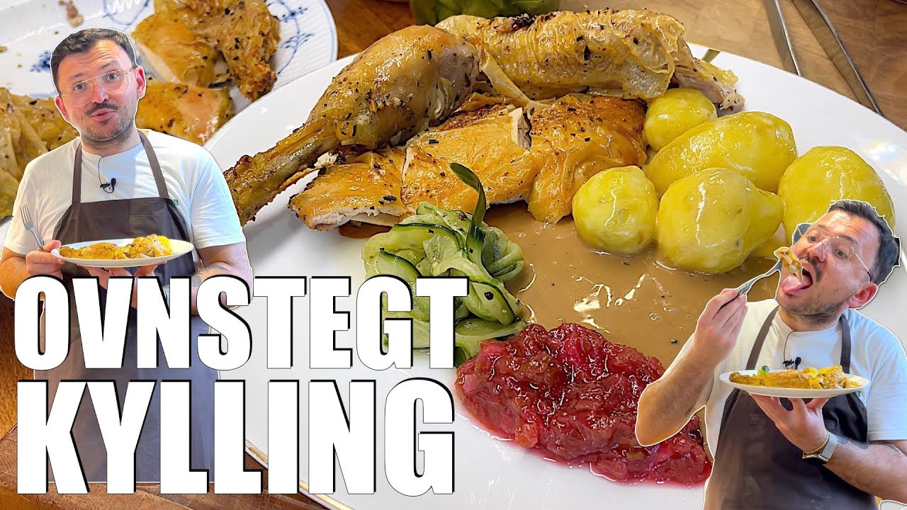 Lær at lave hel ovenstegt kylling - virker hver gang!