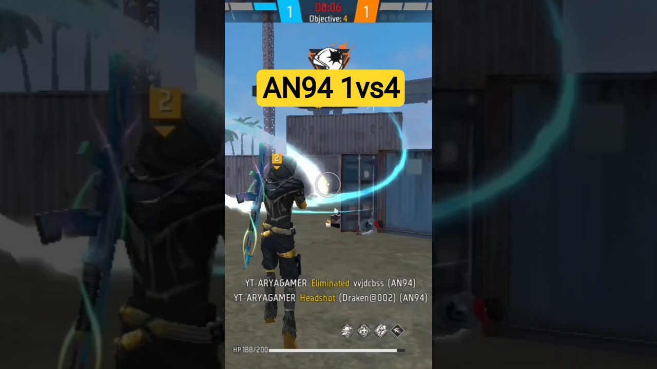 FREE FIRE 🔥 1vs4 CLUTCH 😱💀 | Enemy Shocked! 