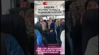 Başkan Muhsi̇n Yilmaza Teşekkür Yağiyor Yeşi̇lyurt Beledi̇yesi̇ni̇n Araçlari Ücretsi̇z Hi̇zmet Vermeye Baş