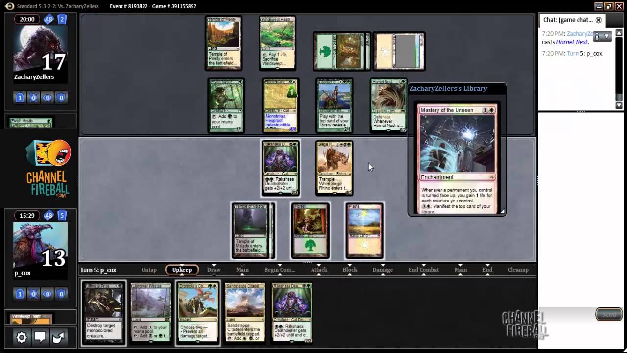 Channel PCox - Standard Abzan Aggro (Deck Tech/Match 1)