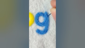 Satisfying Google Logo Art #shorts