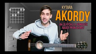 KYTARA - AKORDY - Jak se rychle a jednoduše naučit první akordy