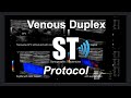 Lower venous duplex protocol