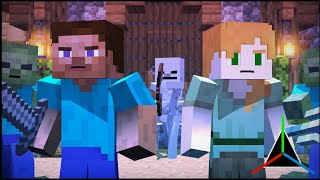 Alex and Steve life minecraft animation movie | Prisma 3d