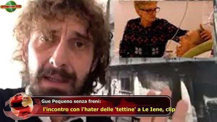 Gue Pequeno senza freni:  l'incontro con l'hater delle 'tettine' a Le Iene, clip