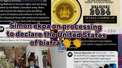 TEÑSIØN IN ÀSO ROCK(AS SIMON EKPA ON THE PROCESS TO DECLARE THE UNITED STATES OF BIAFRA)#trend #new