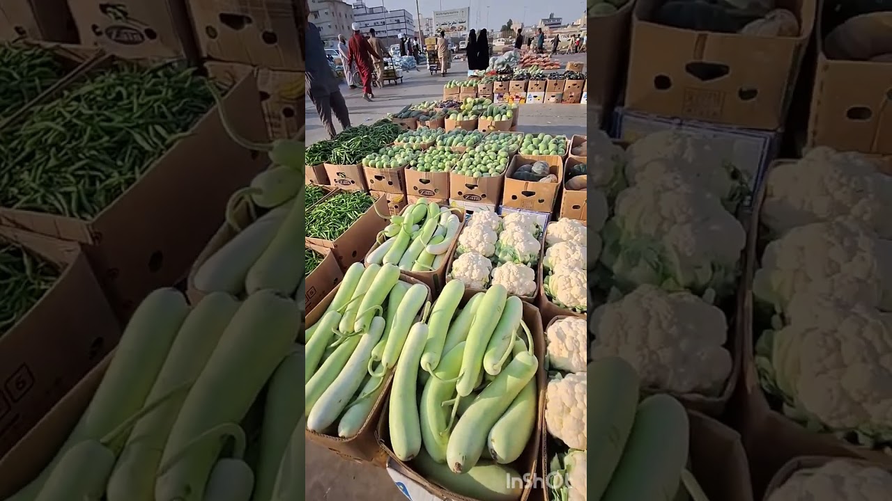 سوق الخضار الجمله في شارع كعكيه مكه