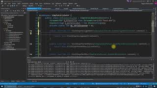 8 ANTLR SyntaxTree Generation