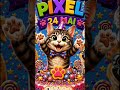 Bonne fête Pixel 24 mai #pixel #date #fete #prenom #chat Calendrier des prénoms de chats