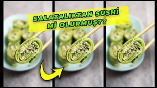 Aşırı Kolay Salatalık Sushi Tarifi