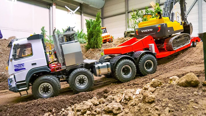 EXTRA LOOONG RC TRUCK ACTION!! RC TRUCKS COLLECTION, RC MODEL MACHINES, RC VEHICLES, RC TRACTORS