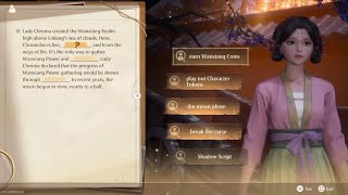 Talk to Nightbloom and fill in the correct answers #InfinityNikki
